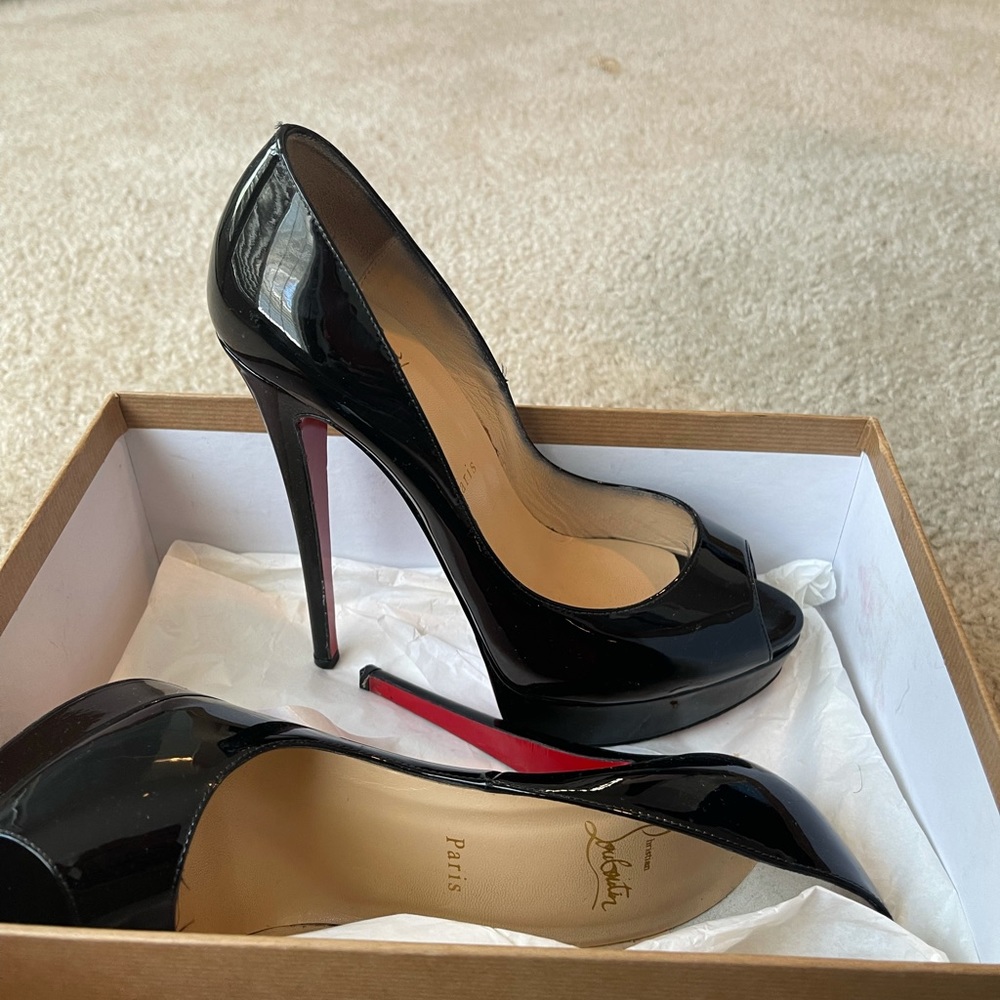 Christian Louboutin Platform So Kate Heel (Black)